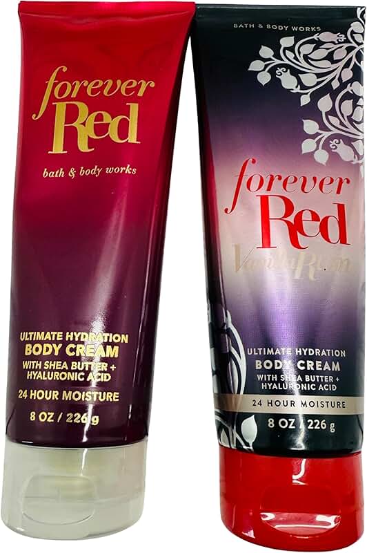 Forever Red Vanilla Rum and Hydration Body Cream Set
