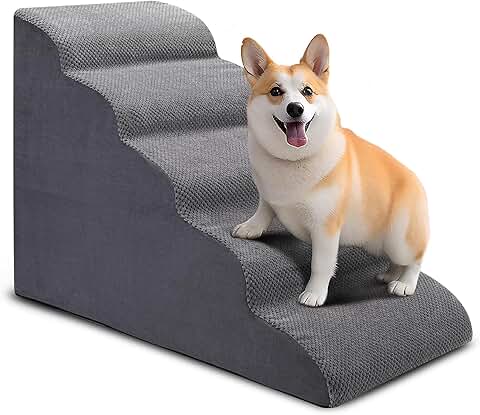Dog Bed Stairs, 5 Tiers for Couch and Bed