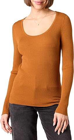 Women's Long-Sleeve Fine Gauge Stretch Sweater