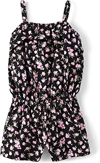 Casual Sleeveless Shorts Romper for Baby Girls and Toddlers