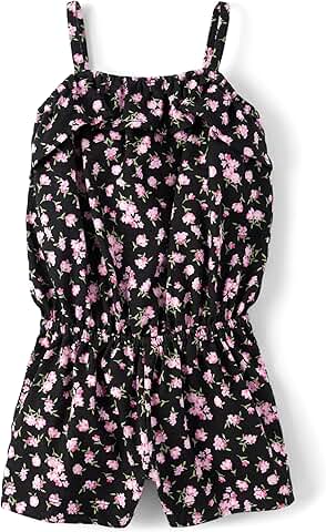 Casual Sleeveless Shorts Romper for Baby Girls and Toddlers