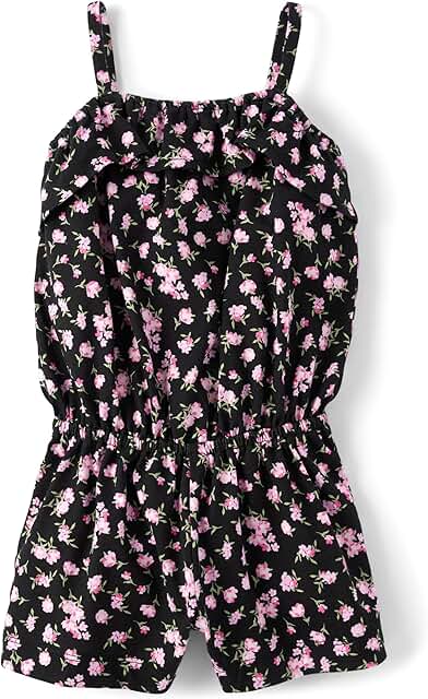 Casual Sleeveless Shorts Romper for Baby Girls and Toddlers