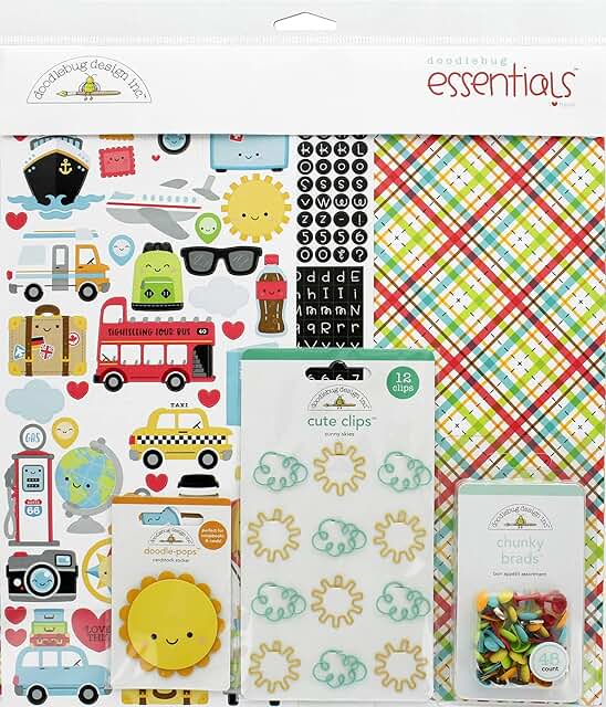 I Heart Travel Pattern 12x12 Sheet