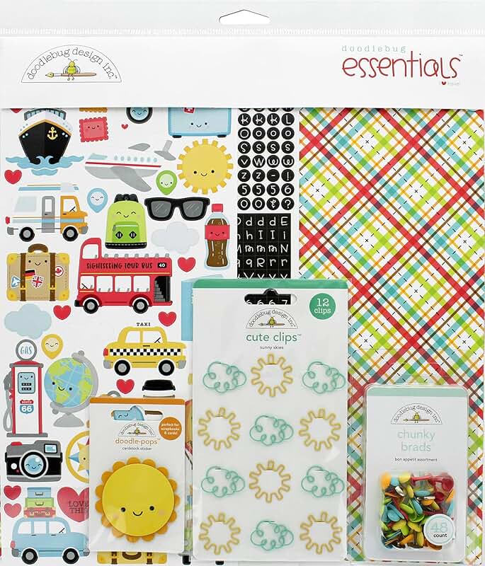 I Heart Travel Pattern 12x12 Sheet