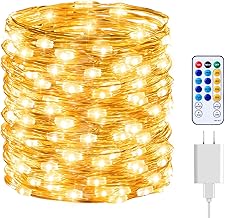 66 Feet 200 LED Fairy String Lights with Remote