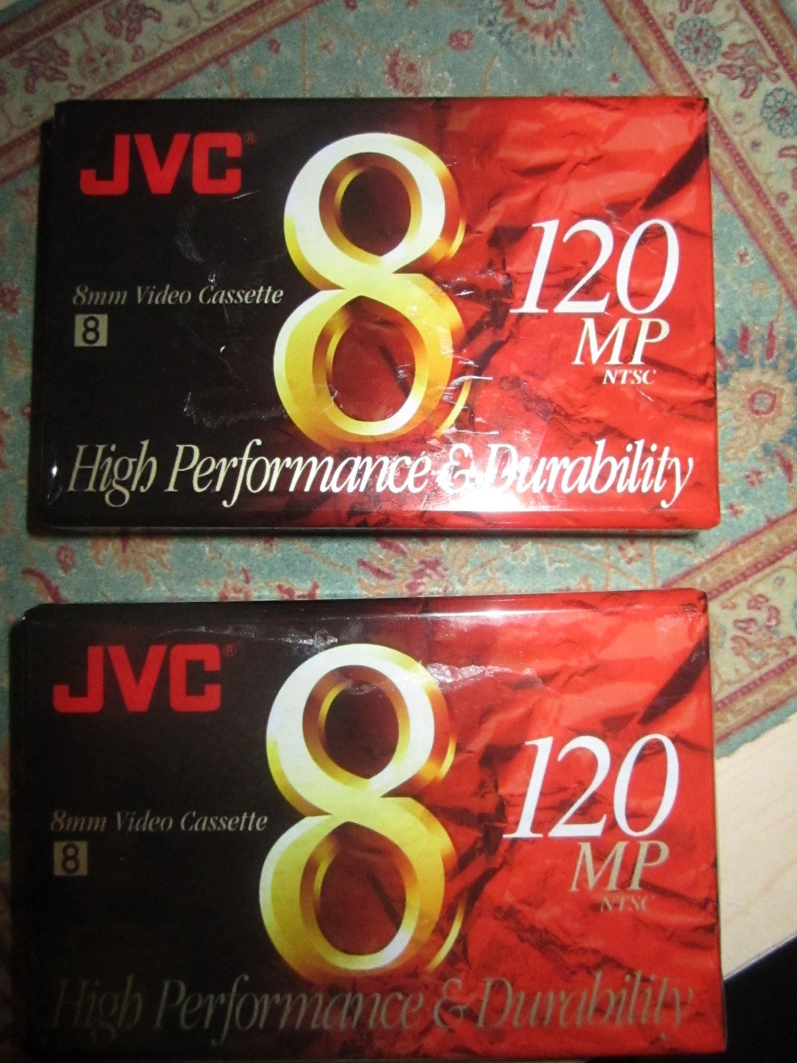 120-Minute Standard 8mm Camcorder Tapes (2 Pack) (P6120JH2)