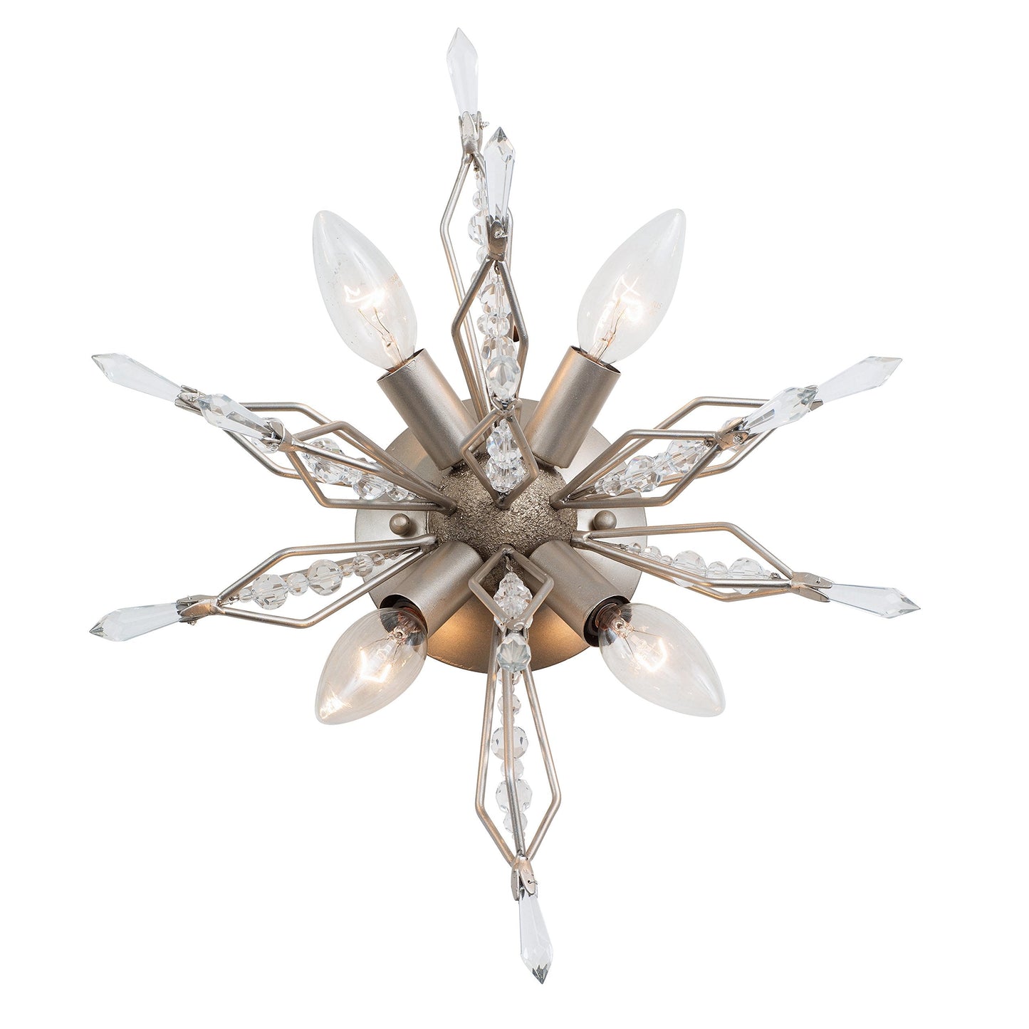 311W04GD Orbital Wall Sconce, Gold Dust