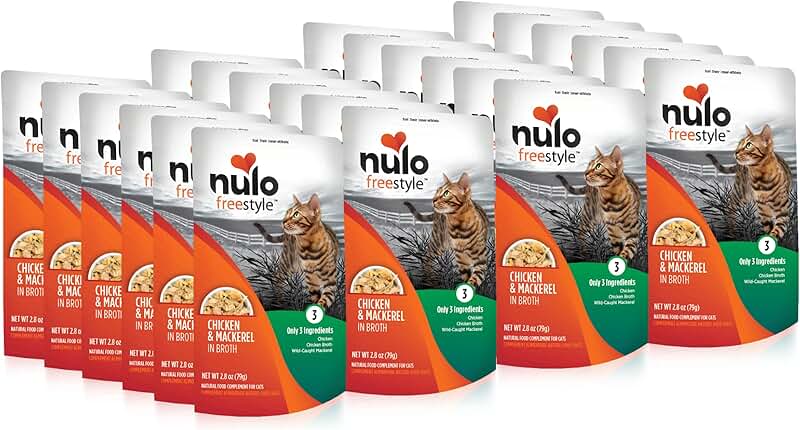 Natural Grain-Free Cat Food with Protein and Amino Acids