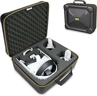 VR Headset Hard Shell Case with Custom Foam
