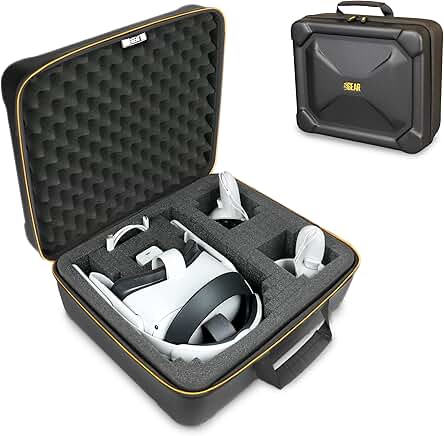 VR Headset Hard Shell Case with Custom Foam