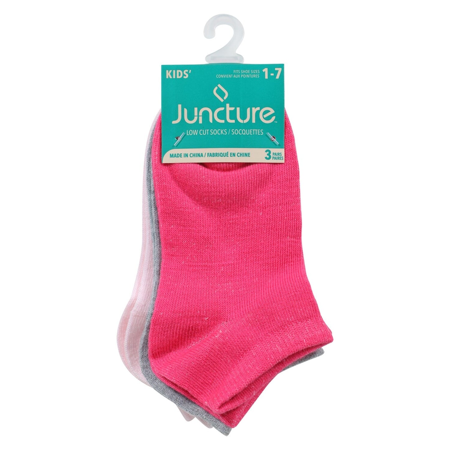 Juncture Kids Solid-Color Low Cut Socks, 3 Pair Packs (Pack of 30)