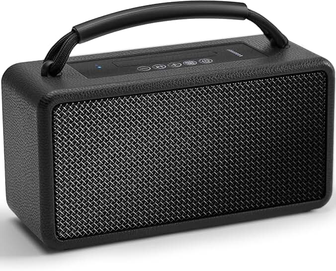 Portable Bluetooth Speaker with 80W, 20H Playtime, Bass