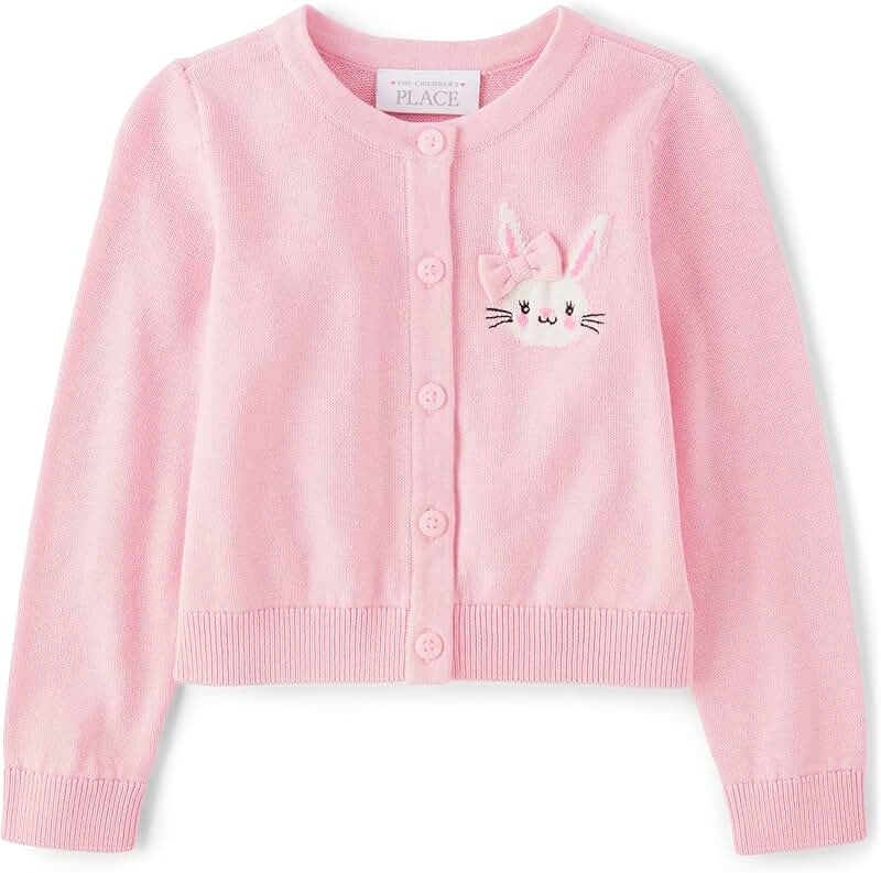 Baby Girls' and Toddler Long Sleeve Knit Cardigan