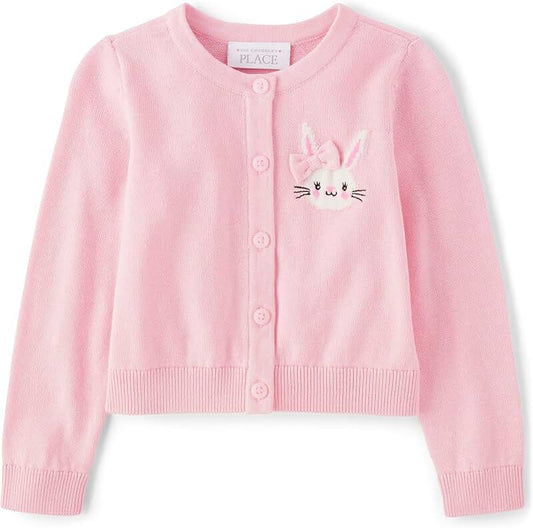 Baby Girls' and Toddler Long Sleeve Knit Cardigan