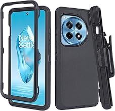 Rugged Shockproof Protective Case with Belt Clip and Kickstand for OnePlus 12R 5G