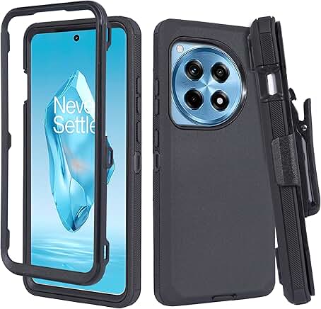 Heavy Duty Shockproof Rugged Phone Case with Belt Clip for 2024 5G Model