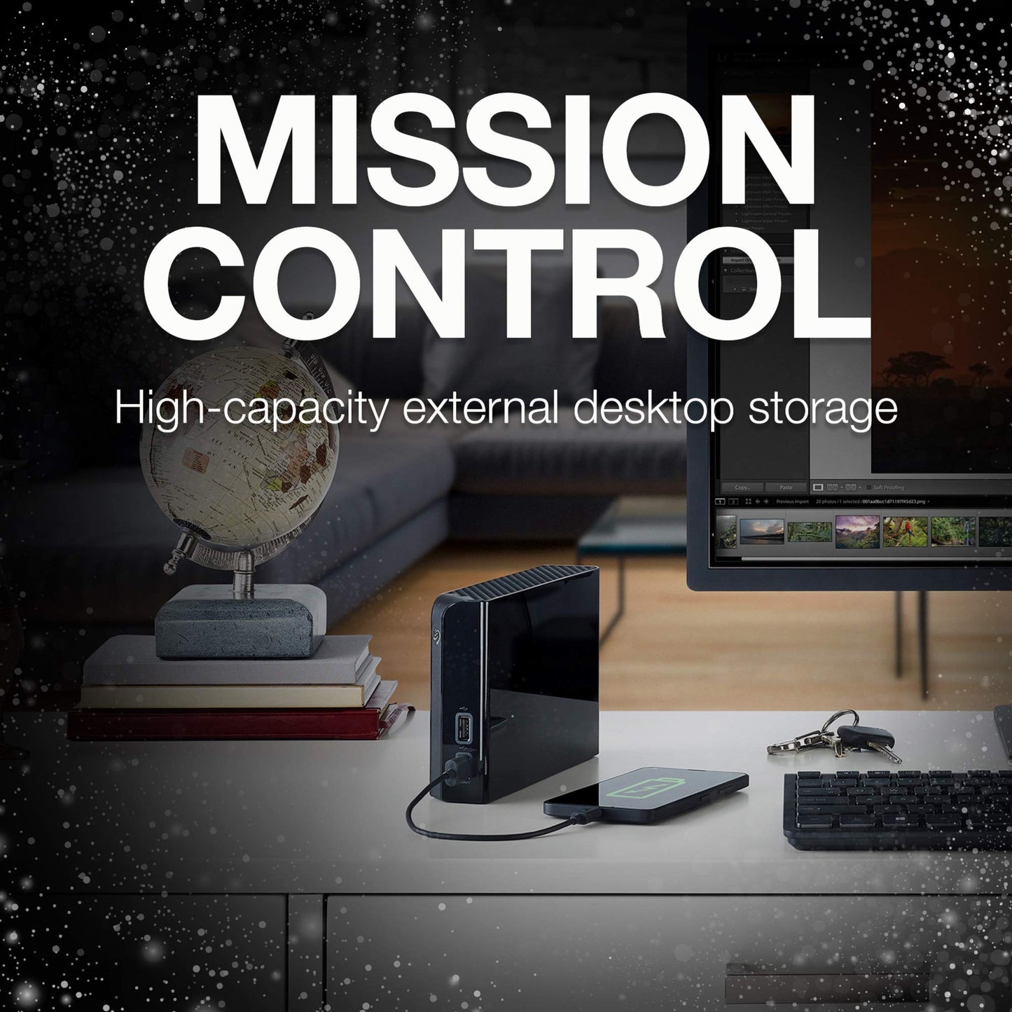 STEL8000100 Backup Plus Hub 8TB External Desktop Hard Drive Storage