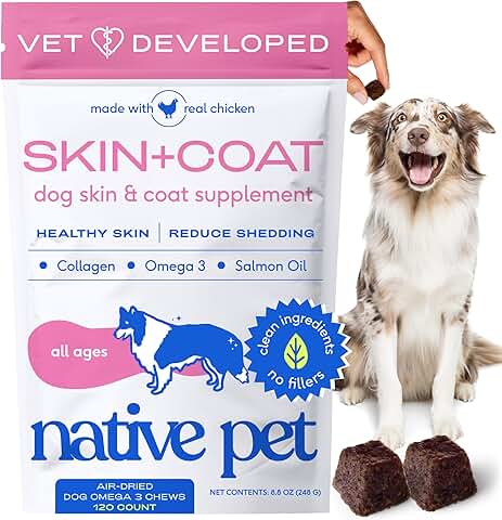 Dog Skin and Coat Chews for Healthy Fur