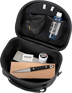 Complete 6-Inch Sharpening Set with Stone, Files, Strop, and Accessories