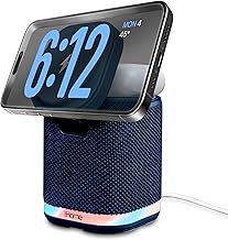 Bluetooth speaker with wireless charger and night light