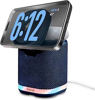 Bluetooth speaker with wireless charger and night light