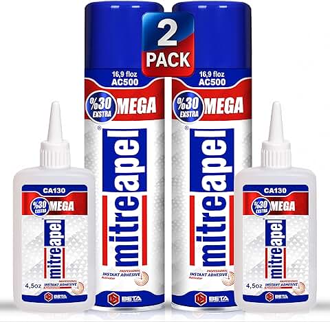 CA Glue with Activator for Wood, Ceramic, Glass, Plastic, and Crafts