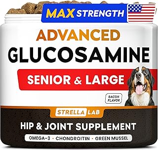 Senior Glucosamine Joint Supplement for Dogs with Mussel and Collagen