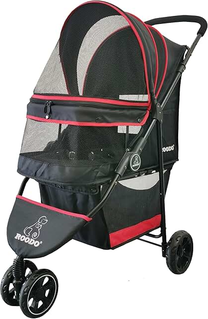 Lightweight 3-Wheel Pet Stroller for Small and Medium Dogs and Cats