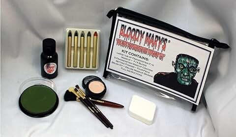 Frankenstein Monster Makeup Kit with Tools and Accessories