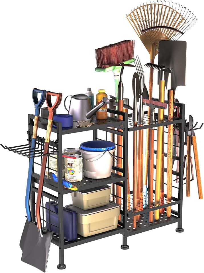 6-Tier Garden and Garage Tool Organizer