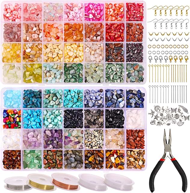 1800pcs 56-Color Crystal Beads for Jewelry Making