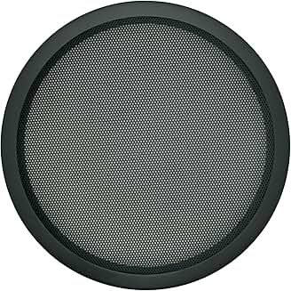 12-inch speaker grill cover with metal frame and mesh