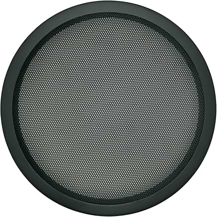 12-inch speaker grill cover with metal frame and mesh