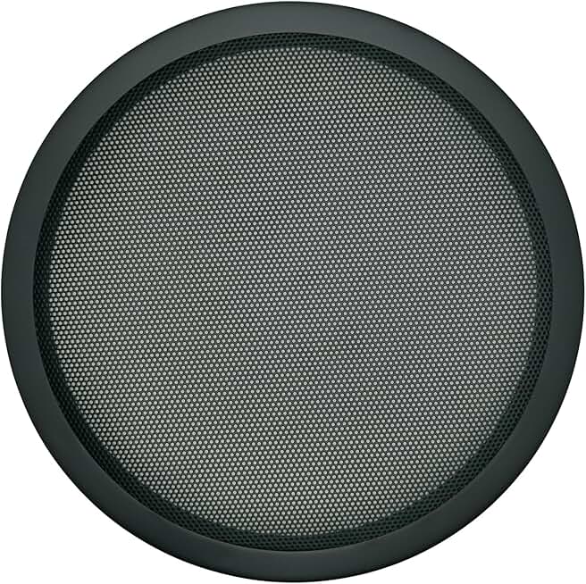 12-inch speaker grill cover with metal frame and mesh