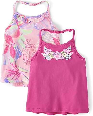 Baby Girl and Toddler Halter Tank Tops