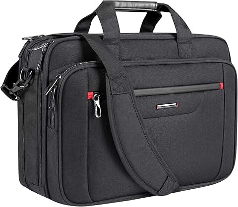 Premium 17.3 Inch Laptop Briefcase with Water-Repellent Design