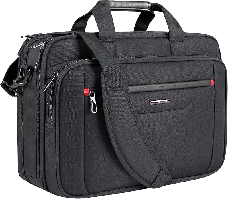 Premium 17.3 Inch Laptop Briefcase with Water-Repellent Design