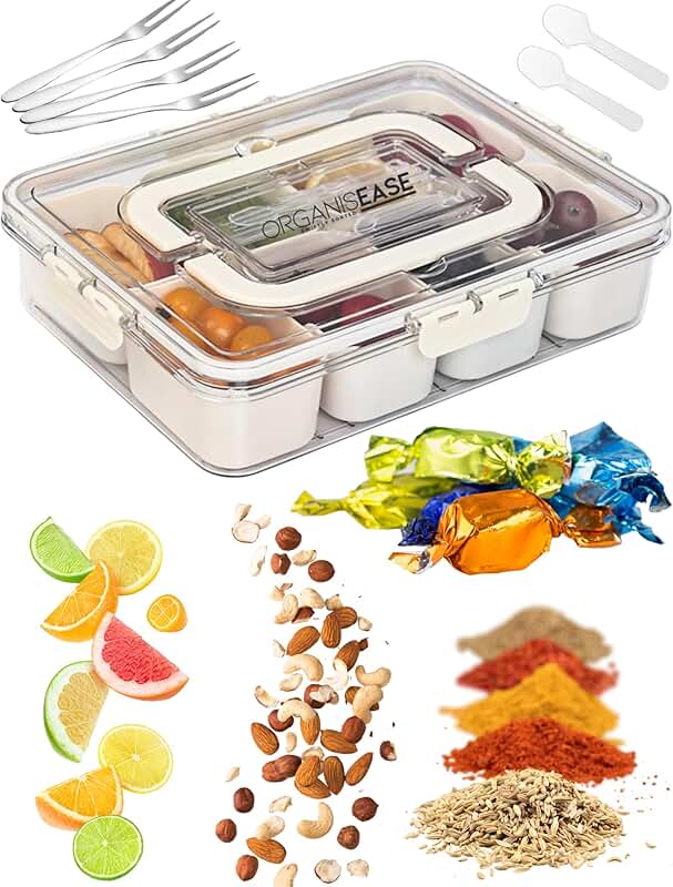2 Pack Clear Food Storage Containers, 2 Cup
