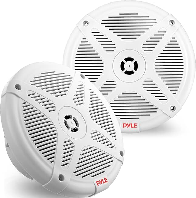 Pair of 6.5-inch waterproof marine speakers