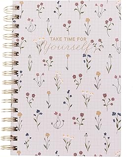 Floral Spiral Notebook with Premium Paper