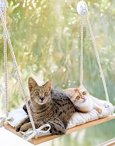 Large Cat Window Perch with Soft Cushion and Strong Suction