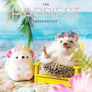 Happiest Hedgehogs Wall Calendar for 2026