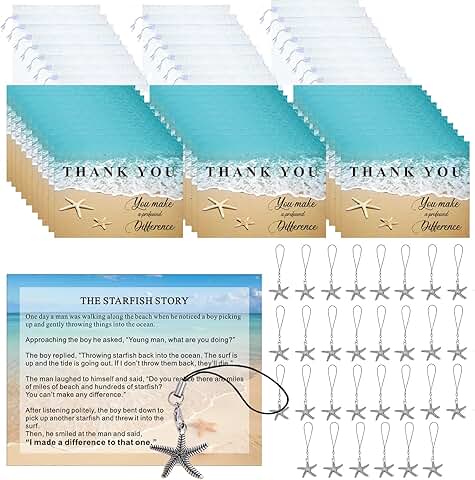 Bulk Employee Appreciation Gifts with Starfish Cards