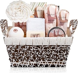 Luxury Spa Basket for Women with Bath Products