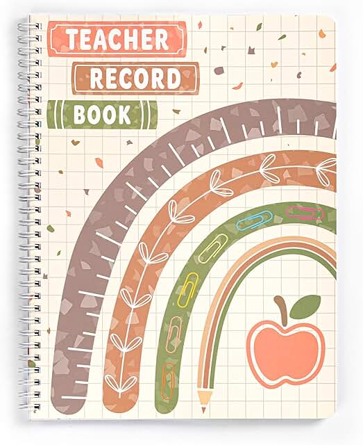 Teacher Record Book, 120 Pages, 11x8.27 Inches