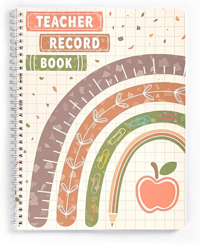 Teacher Record Book, 120 Pages, 11x8.27 Inches