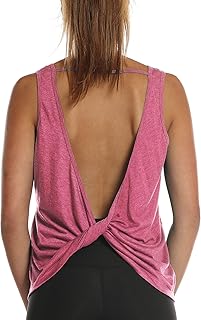 Women's High Neck Open Back Workout Tank Top