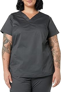 Women's Classic Fit V-Neck Short Sleeve Scrub Top
