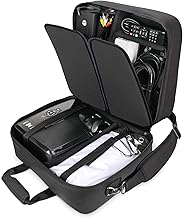 Portable projector case with scratch-resistant interior