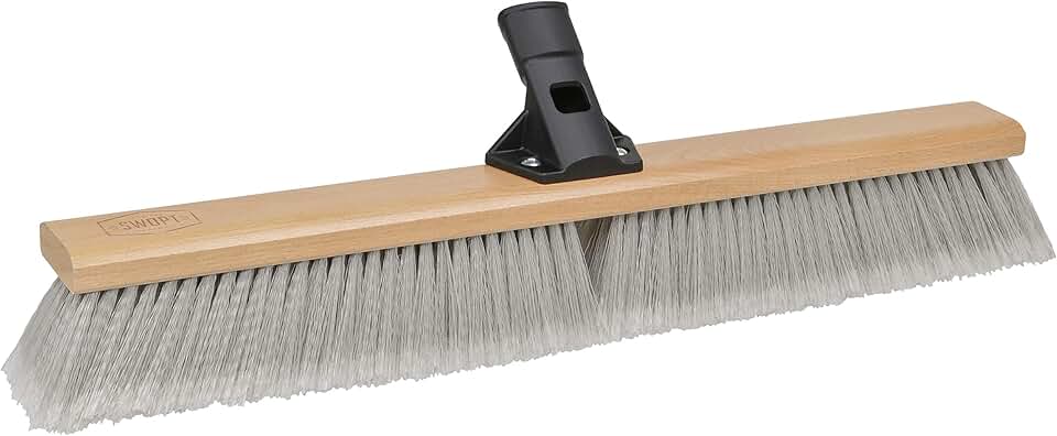 24-inch Multi-Surface Push Broom Head for Indoor and Outdoor Cleaning